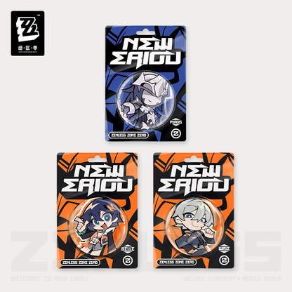 Zenless Zone Zero - New Eridu Series Chibi Badge: Random Play/Phaethon