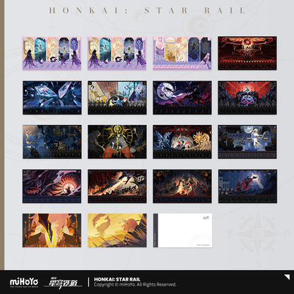 【Pre-Order】Honkai: Star Rail - Manuscript of Era Nova Series postcard set