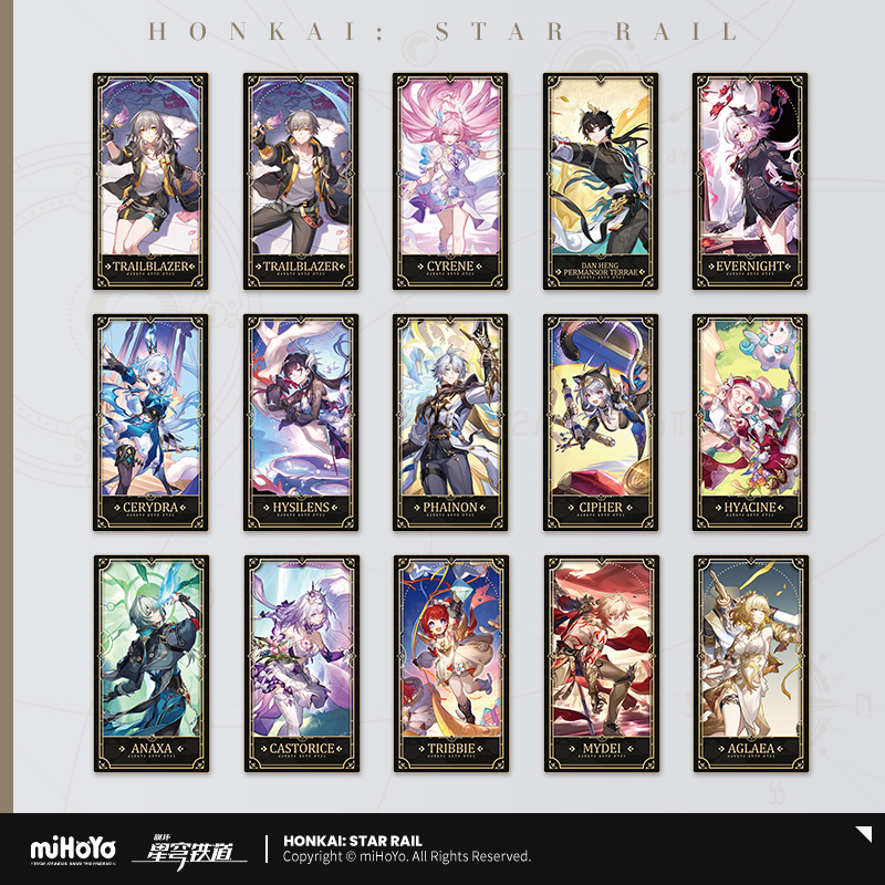 【Pre-Order】Honkai: Star Rail - 2nd Anniversary Collection Card Blind Box Group B( Randomly 1 piece)