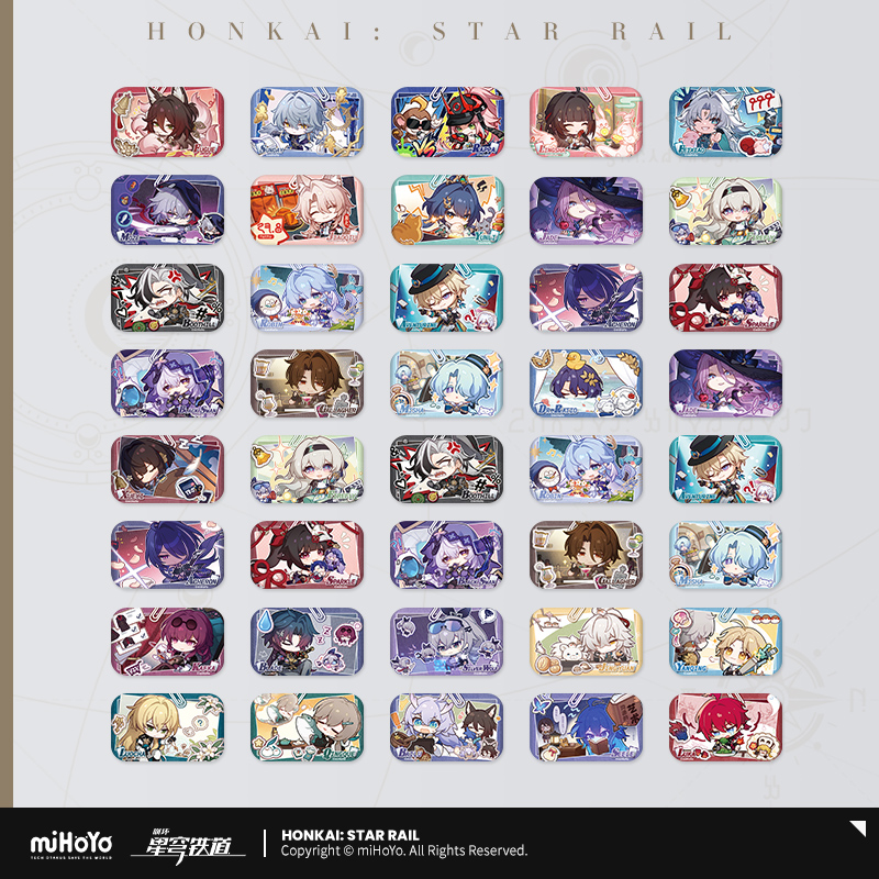 【Pre-Order】Honkai: Star Rail - Pom-Pom Photo Album Series Tinplate Badge