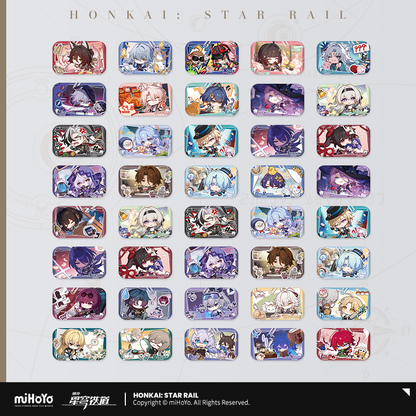 【Pre-Order】Honkai: Star Rail - Pom-Pom Photo Album Series Tinplate Badge